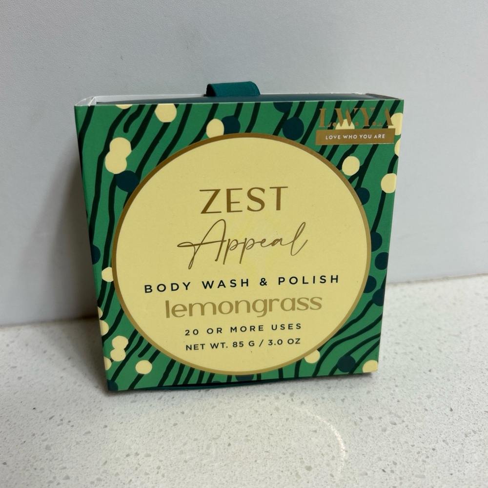 Zest Appeal Lemongrass Body Wash & Polish NEW